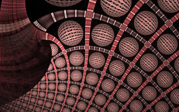 Картинка 3д+графика фракталы+ fractal цвета фон узор