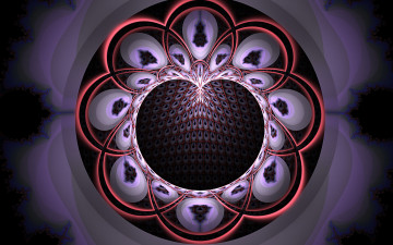 Картинка 3д+графика фракталы+ fractal узор фон цвета