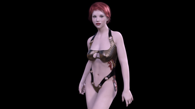 Обои картинки фото 3д графика, люди , people, фон, взгляд, девушка