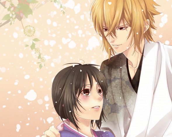 Обои картинки фото аниме, hakuouki, shinsengumi, kitan