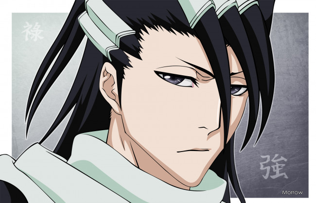 Обои картинки фото аниме, bleach, kuchiki, byakuya