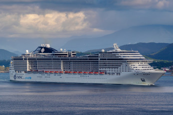 Картинка msc+preziosa корабли лайнеры лайнер круиз