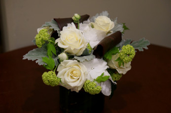 Картинка цветы букеты +композиции букет розы гортензия