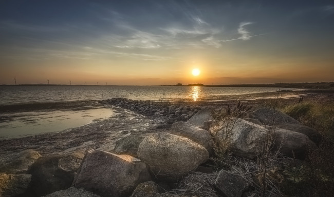 Обои картинки фото природа, восходы, закаты, простор