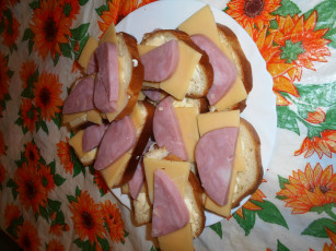 Картинка еда бутерброды +гамбургеры +канапе сыр хлеб колбаса