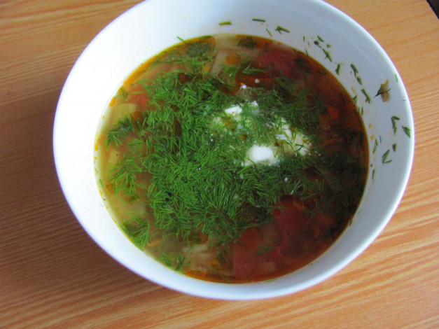 Обои картинки фото еда, первые блюда, борщ