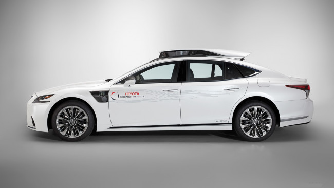 Обои картинки фото 2019 lexus ls tri-p4 autonomous vehicle, автомобили, lexus, 2019, автономный, автомобиль, седан, лексус, профиль, autonomous, vehicle, tri, p4, ls