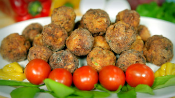 Картинка еда мясные+блюда помидоры тефтели