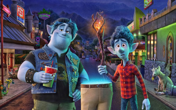 Картинка onward+ 2020 мультфильмы onward персонажи мультфильм вперед