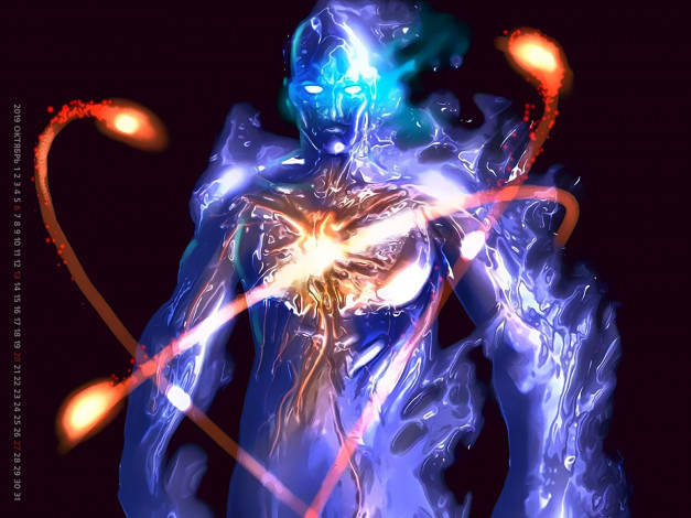 Обои картинки фото календари, фэнтези, существо