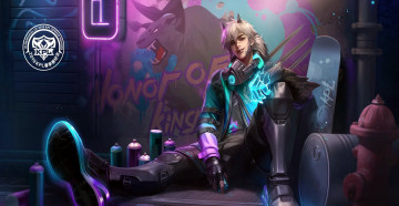 Картинка видео+игры king+of+glory парень грффитти баллоны