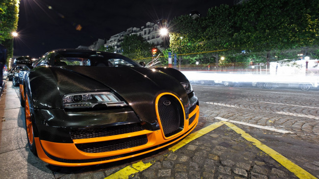 Обои картинки фото автомобили, bugatti, veyron