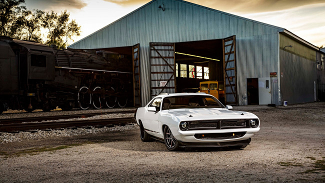 Обои картинки фото автомобили, plymouth, 1970, cuda