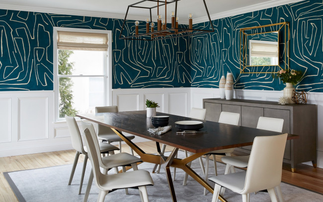 Обои картинки фото интерьер, столовая, модерн