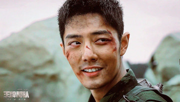 обоя кино фильмы, ace troops, гу, вэй, лицо, раны