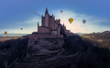 Картинка alcazar+castle segovia spain города замки+испании alcazar castle