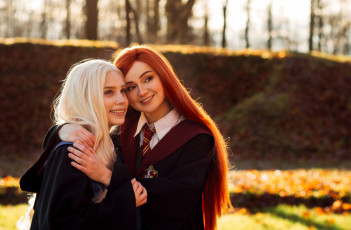 Картинка девушки sofia+lovegood костюмы образы подруги волшебницы сад