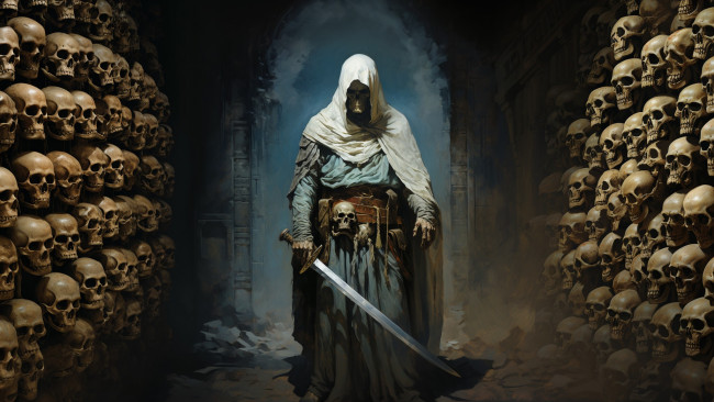 Обои картинки фото фэнтези, нежить, нейросети, графика, нейроарт, ai, art, нейронные, сети, рисунки, нейро, искусство