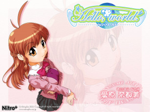 обоя аниме, hello, world