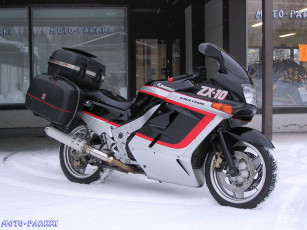 Картинка kawasaki zx musta мотоциклы