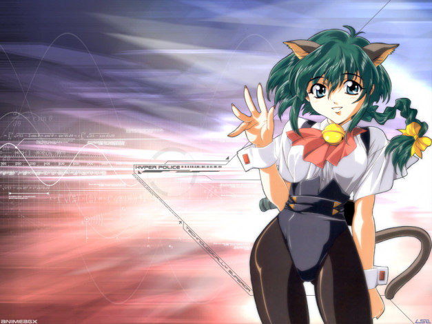 Обои картинки фото аниме, hyper, police