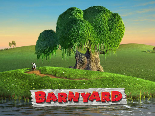 Обои картинки фото мультфильмы, barnyard, the, original, party