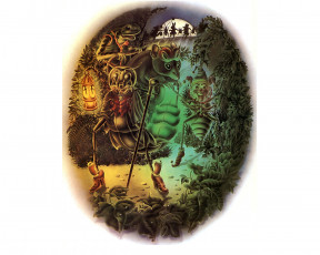 Картинка рисованные животные сказочные мифические