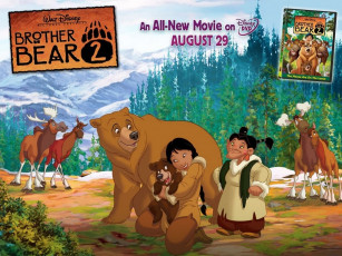 обоя brother, bear2, мультфильмы, bear