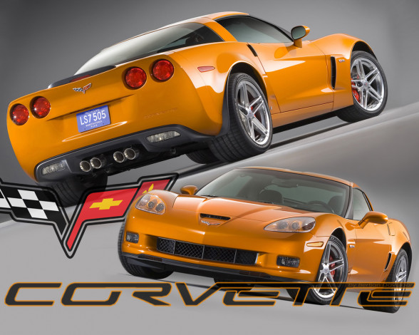 Обои картинки фото автомобили, corvette