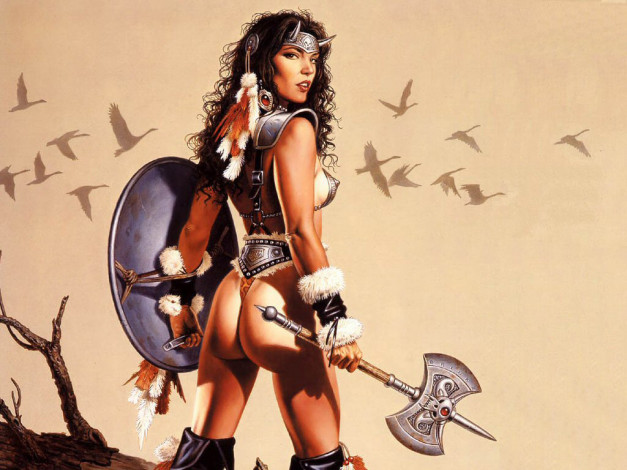 Обои картинки фото фэнтези, девушки