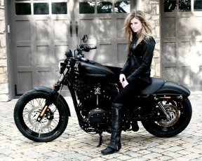 Картинка мотоциклы мото девушкой