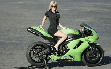 Картинка мотоциклы мото девушкой