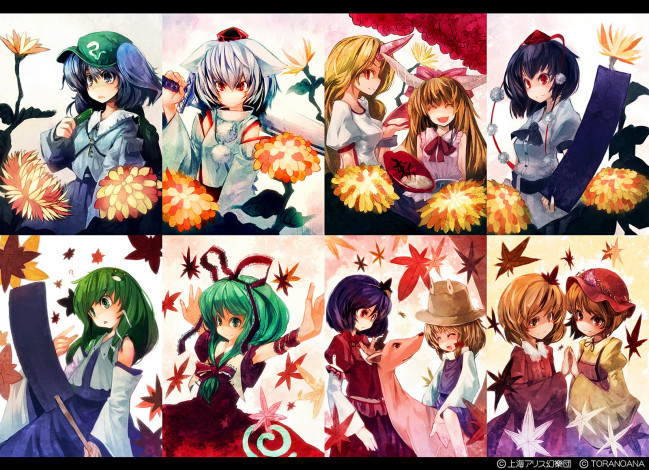 Обои картинки фото аниме, touhou, персонажи, тохо