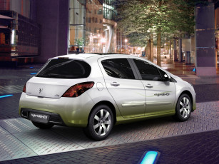 Картинка автомобили peugeot 2007г concept hdi hybride 308
