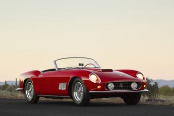Картинка 1958+ferrari+250+gt+california+lwb+spyder автомобили ferrari california
