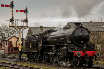 Картинка техника паровозы паровоз рельсы дорога железная
