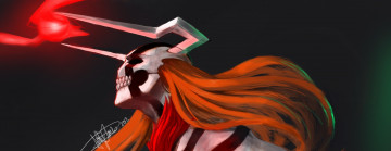 Картинка аниме bleach блич пустой рога волосы концентрация луч