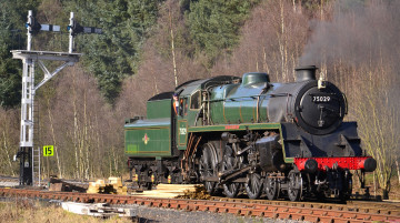 Картинка техника паровозы железная рельсы дорога паровоз