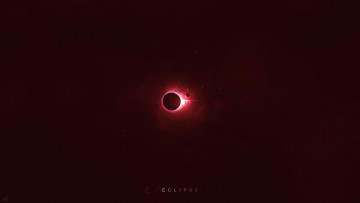 Картинка космос арт звезды сияние планеты