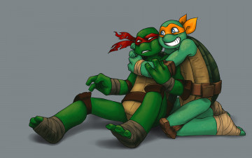 обоя Черепашки ниндзя, мультфильмы, tmnt, teenage, mutant, ninja, turtles, Черепашки, ниндзя