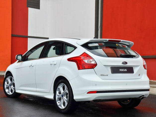 Обои картинки фото автомобили, ford, sport, focus, 2014г, светлый