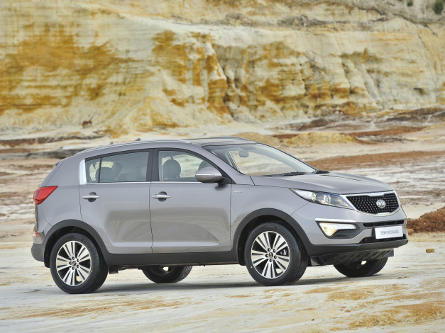 Обои картинки фото автомобили, kia, 2014, za-spec, sportage