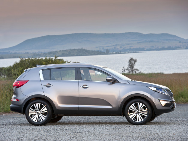 Обои картинки фото автомобили, kia, 2014, za-spec, sportage