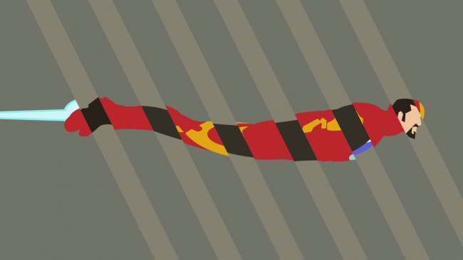 Обои картинки фото рисованные, минимализм, человек, полосы