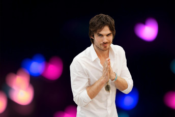 Картинка мужчины ian+somerhalder жест приветствие