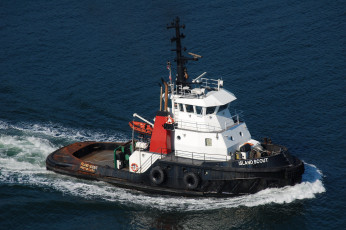 Картинка island+scout корабли баркасы+ +буксиры судно буксирное