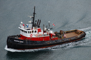 Картинка seaspan+queen корабли баркасы+ +буксиры буксирное судно