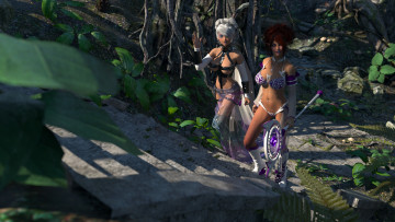 Картинка 3д+графика амазонки+ amazon взгляд фон шест девушки