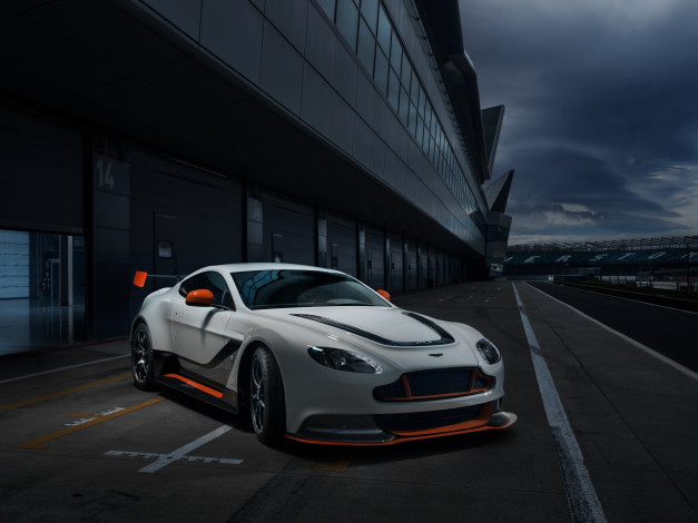 Обои картинки фото автомобили, aston martin, 2015г, gt3, vantage, v12, aston, martin