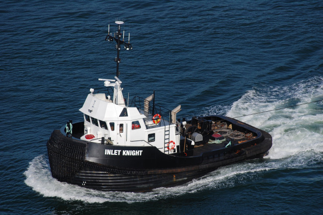 Обои картинки фото inlet knightбу, корабли, баркасы ,  буксиры, судно, буксирное